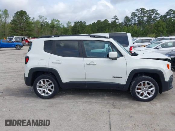 2017 Jeep Renegade Latitude with VIN ZACCJBBB7HPF65291, listed as a IAAI auction lot 41962386 with 45,705 mi miles. Bid and sale history available at carsss.com. Image 13.