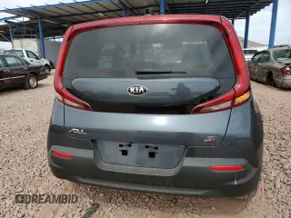 2020 Kia Soul LX with VIN KNDJ23AU1L7021680, listed as a Copart auction lot 47815055 with 23,293 mi miles and Salvage Title. Bid and sale history available at carsss.com. Image 6.
