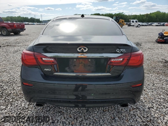 2017 Infiniti Q70 3.7 with VIN JN1BY1PRXHM210429, listed as a Copart auction lot 53617085 with 90,193 mi miles and Salvage title. Bid and sale history available at DreamBid. Image 6.