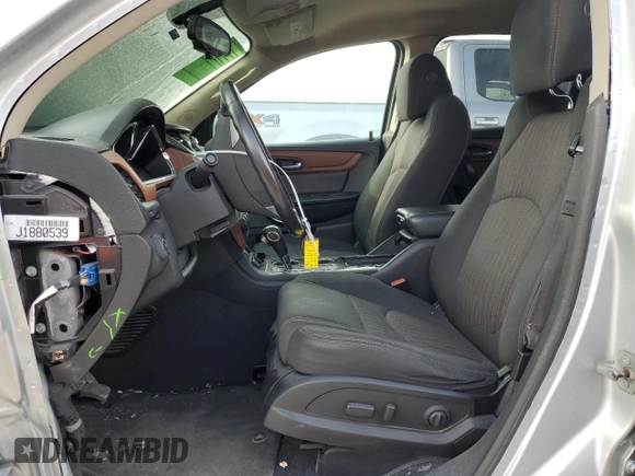2015 Chevrolet Traverse LT with VIN 1GNKVGKDXFJ312453, listed as a Copart auction lot 45492385 with 135,295 mi miles and Salvage Title. Bid and sale history available at DreamBid. Image 7.