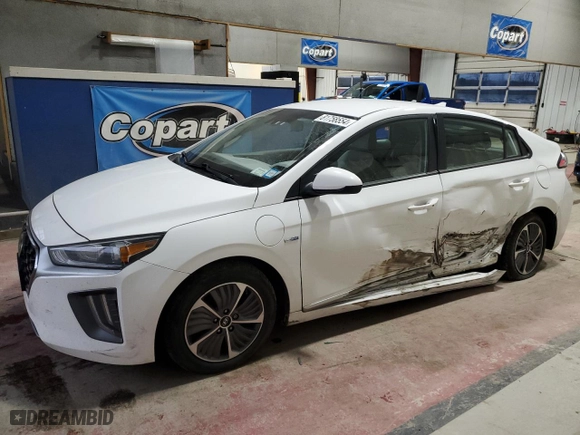 2020 Hyundai Ioniq Plug-In Hybrid SE with VIN KMHC65LD0LU237765, listed as a Copart auction lot 81758554 with NaN miles and Salvage Title. Bid and sale history available at carsss.com. Image 1.