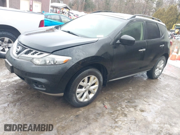 2014 Nissan Murano S with VIN JN8AZ1MW8EW517148, listed as a IAAI auction lot 41683358 with 210,034 mi miles. Bid and sale history available at carsss.com. Image 17.