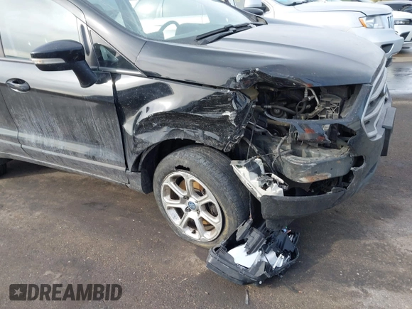 2018 Ford EcoSport SE with VIN MAJ6P1ULXJC228707, listed as a IAAI auction lot 41630469 with 91,070 mi miles. Bid and sale history available at carsss.com. Image 6.