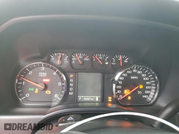 2016 Chevrolet Silverado 1500 Work Truck with VIN 1GCVKNEHXGZ257605, listed as a Copart auction lot 81805284 with 159,587 mi miles and Salvage Title. Bid and sale history available at carsss.com. Image 9.