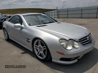 2003 Mercedes-Benz SL 500 with VIN WDBSK75F83F032154, listed as a Copart auction lot 63123435 with 123,359 mi miles and Clean title. Bid and sale history available at DreamBid. Image 4.