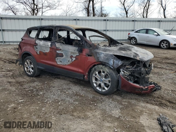 2015 Ford Escape SE with VIN 1FMCU9GX3FUA75944, listed as a Copart auction lot 49818255 with 0 mi miles and Salvage Title. Bid and sale history available at carsss.com. Image 4.