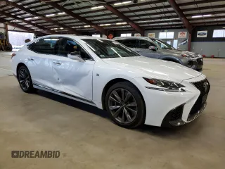 2019 Lexus LS with VIN JTHC51FF0K5006952, listed as a Copart auction lot 87219154 with 38,788 mi miles and Salvage Title. Bid and sale history available at carsss.com. Image 4.