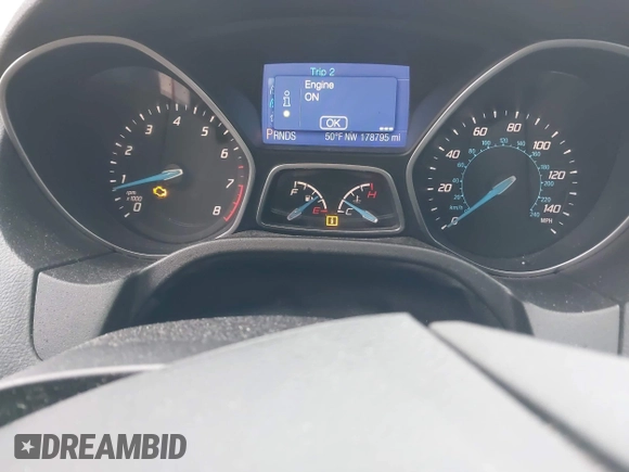 2013 Ford Focus SE with VIN 1FADP3F28DL285161, listed as a IAAI auction lot 41904636 with 178,795 mi miles. Bid and sale history available at carsss.com. Image 7.