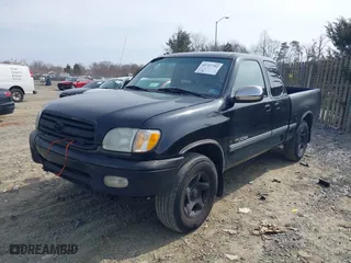 2000 Toyota Tundra SR5 with VIN 5TBBT4410YS094778, listed as a IAAI auction lot 41727792 with 222,447 mi miles. Bid and sale history available at carsss.com. Image 6.