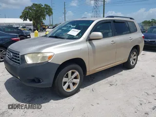2008 Toyota Highlander with VIN JTEDS41A382061347, listed as a IAAI auction lot 42846520 with 190,455 mi miles and . Bid and sale history available at DreamBid. Image 2.