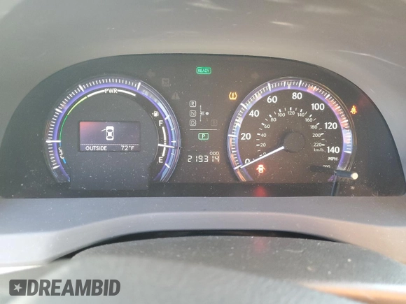 2010 Lexus HS 250h with VIN JTHBB1BA3A2018091, listed as a Copart auction lot 83114234 with 219,314 mi miles and Salvage Title. Bid and sale history available at DreamBid. Image 9.