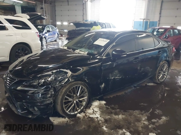 2014 Lexus IS 250 with VIN JTHCF1D21E5013877, listed as a IAAI auction lot 41529689 with 84,433 mi miles. Bid and sale history available at carsss.com. Image 6.