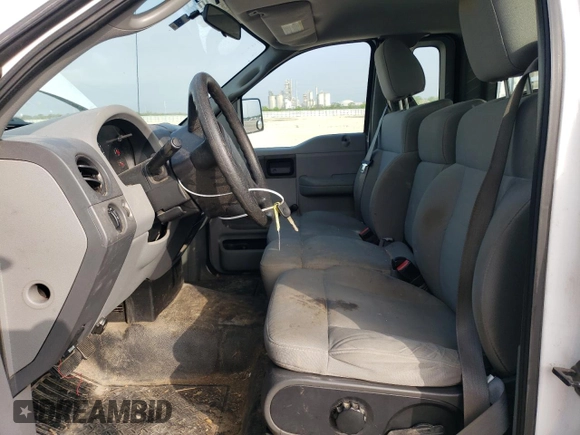 2008 Ford F-150 XL with VIN 1FTRF12228KF06584, listed as a Copart auction lot 51253315 with 128,244 mi miles and Salvage Title. Bid and sale history available at carsss.com. Image 7.