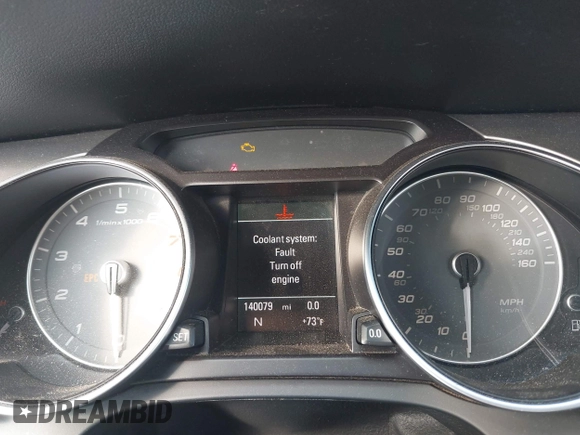2013 Audi S5 Premium Plus z VIN WAUCGAFR6DA023803, wystawiony jako IAAI lot #42036505 z przebiegiem 140 079 mil mil oraz . Historia ofert i sprzedaży dostępna na DreamBid. Obrazek 7.