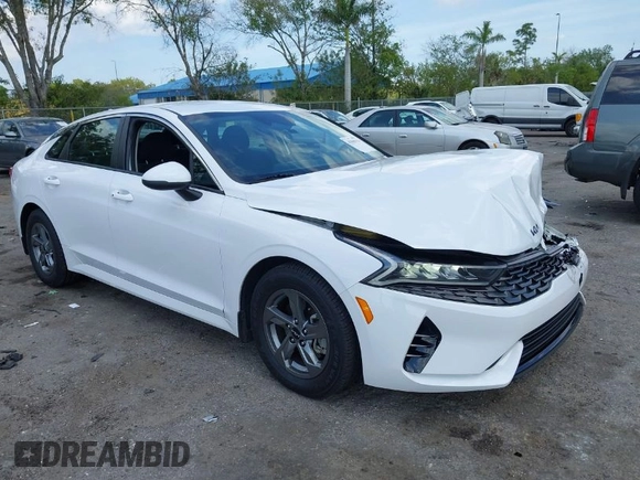 2024 Kia K5 LXS with VIN 5XXG14J27RG248700, listed as a IAAI auction lot 41808376 with 36,397 mi miles. Bid and sale history available at carsss.com. Image 1.