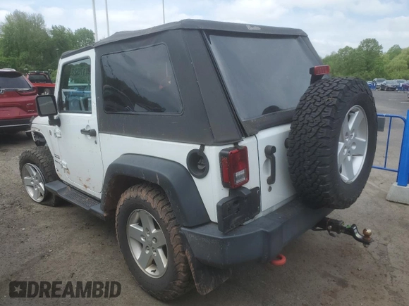 2018 Jeep Wrangler Sport S z VIN 1C4AJWAG8JL867954, wystawiony jako Copart lot #57175235 z przebiegiem 69 390 mil mil oraz Szkoda całkowita • Salvage title. Historia ofert i sprzedaży dostępna na DreamBid. Obrazek 2.