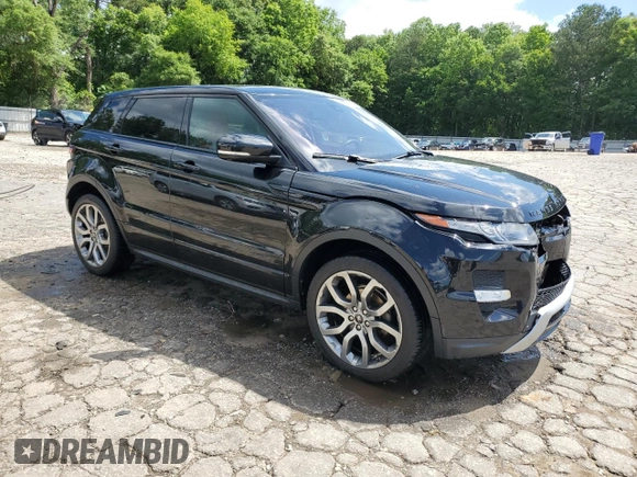 2013 Land Rover Range Rover Evoque Dynamic Premium with VIN SALVT2BG3DH731332, listed as a Copart auction lot 57669065 with 136,303 mi miles and Salvage title. Bid and sale history available at DreamBid. Image 4.