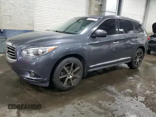 2013 Infiniti JX35 with VIN 5N1AL0MM7DC314060, listed as a Copart auction lot 54791135 with 204,677 mi miles and Clean Title. Bid and sale history available at carsss.com. Image 1.