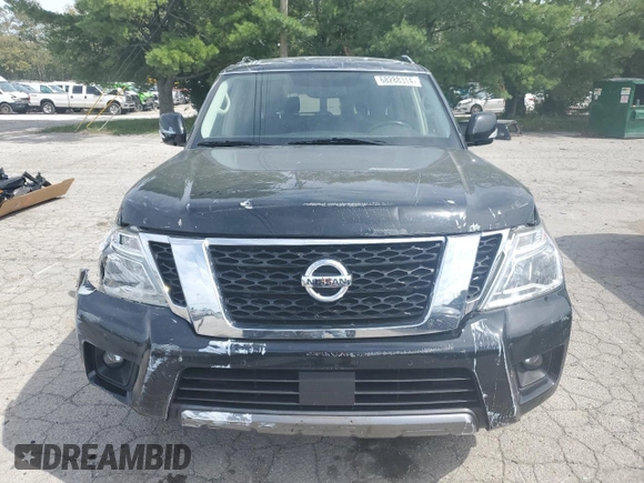 2019 Nissan Armada SV with VIN JN8AY2NC7K9585626, listed as a Copart auction lot 68288314 with 137,257 mi miles and Salvage Title. Bid and sale history available at carsss.com. Image 5.