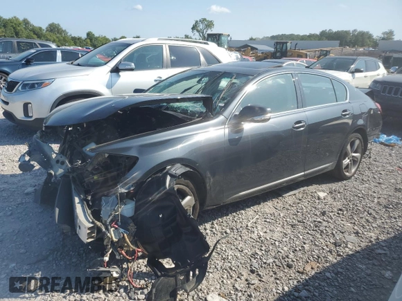 2008 Lexus GS 350 with VIN JTHBE96S780030744, listed as a Copart auction lot 66093134 with 0 mi miles and Salvage Title. Bid and sale history available at carsss.com. Image 1.