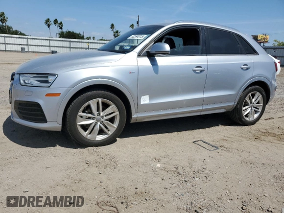 2018 Audi Q3 Premium z VIN WA1BCCFS3JR016890, wystawiony jako Copart lot #52594015 z przebiegiem 63 871 mil mil oraz Szkoda całkowita • Salvage title. Historia ofert i sprzedaży dostępna na DreamBid. Obrazek 1.