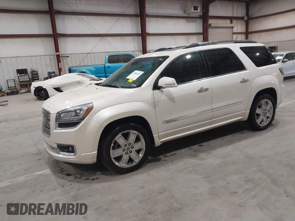 2014 GMC Acadia Denali with VIN 1GKKRTKDXEJ208165, listed as a IAAI auction lot 41886483 with 221,519 mi miles. Bid and sale history available at carsss.com. Image 2.