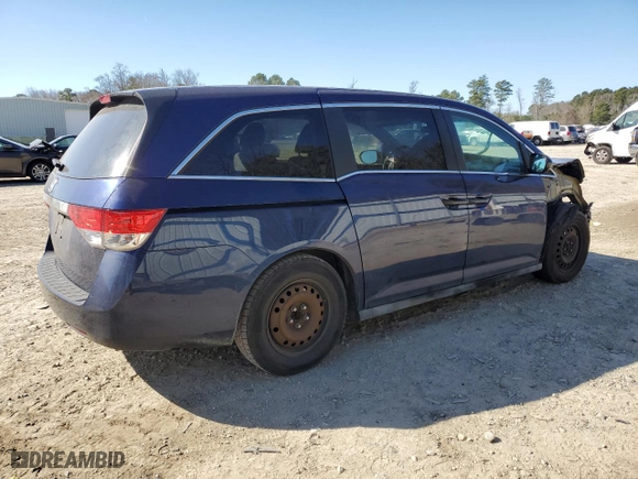 2014 Honda Odyssey LX with VIN 5FNRL5H24EB090456, listed as a Copart auction lot 48709045 with 145,263 mi miles and Clean Title. Bid and sale history available at carsss.com. Image 3.