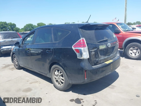 2017 Toyota Prius v Two with VIN JTDZN3EUXHJ063005, listed as a IAAI auction lot 42007228 with 186,507 mi miles. Bid and sale history available at carsss.com. Image 14.