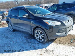 2014 Ford Escape Titanium с VIN 1FMCU0J97EUA51893, выставлен на аукционе IAAI как лот 41627905 с пробегом 105 977 миль миль и . История ставок и продаж доступна на DreamBid. Изображение 1.