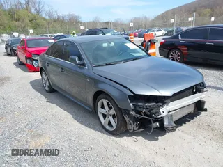 2012 Audi A4 2.0T Premium Plus with VIN WAUFFAFL7CN016670, listed as a IAAI auction lot 41912036 with 108,810 mi miles. Bid and sale history available at carsss.com. Image 1.