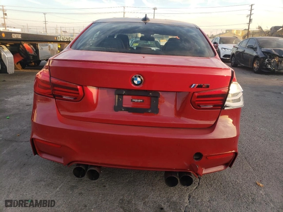 2018 BMW M3 with VIN WBS8M9C54J5L00480, listed as a Copart auction lot 85760624 with NaN miles and Salvage Title. Bid and sale history available at carsss.com. Image 6.