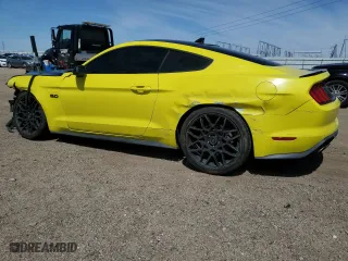 2021 Ford Mustang GT with VIN 1FA6P8CF3M5105831, listed as a Copart auction lot 50841185 with 114,399 mi miles and Salvage Title. Bid and sale history available at carsss.com. Image 2.