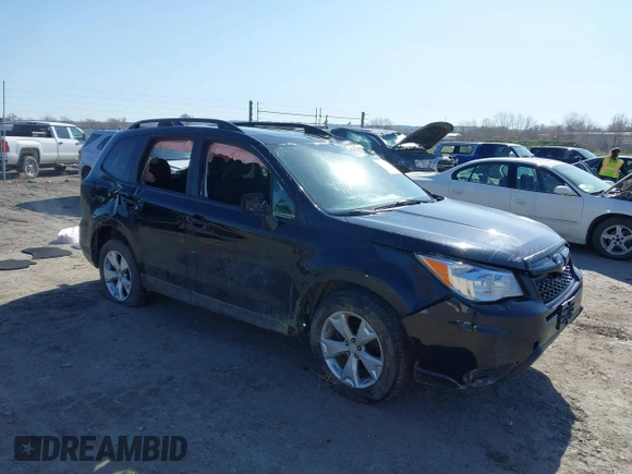 2016 Subaru Forester 2.5i Premium with VIN JF2SJADC0GH464287, listed as a IAAI auction lot 41943607 with 168,598 mi miles. Bid and sale history available at carsss.com. Image 1.