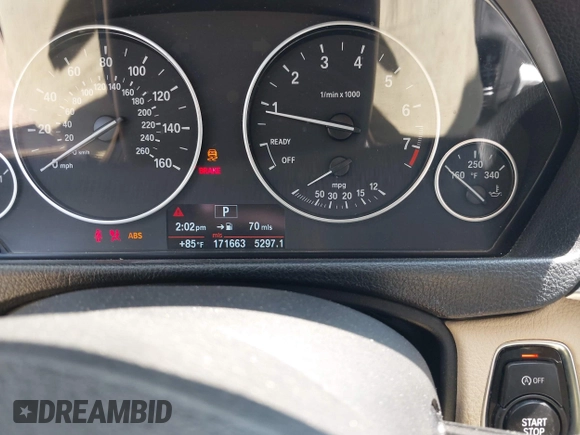 2013 BMW 3 Series 320i with VIN WBA3B1C50DK130310, listed as a IAAI auction lot 42341291 with 176,000 mi miles and . Bid and sale history available at DreamBid. Image 7.
