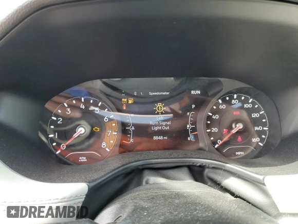 2024 Jeep Compass Limited with VIN 3C4NJDCN5RT160022, listed as a Copart auction lot 54231975 with 8,848 mi miles and Salvage title. Bid and sale history available at DreamBid. Image 9.