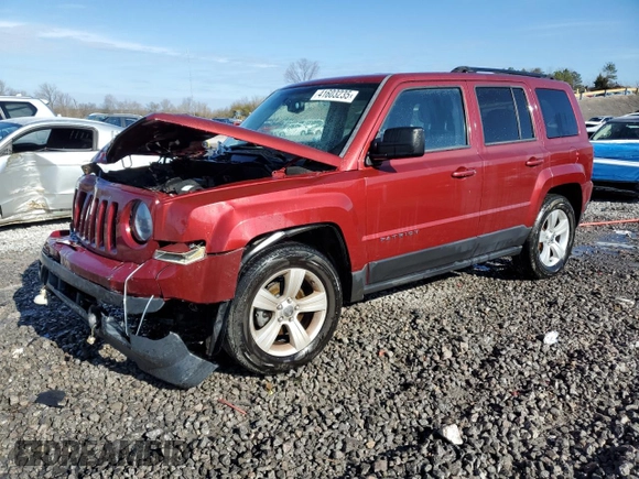 2016 Jeep Patriot Latitude z VIN 1C4NJPFAXGD640313, wystawiony jako Copart lot #41603235 z przebiegiem 112 119 mil mil oraz Szkoda całkowita • Salvage title. Historia ofert i sprzedaży dostępna na DreamBid. Obrazek 1.