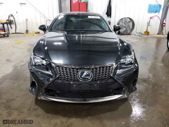 2018 Lexus RC with VIN JTHSZ5BC6J5008626, listed as a Copart auction lot 73714204 with 50,228 mi miles and Salvage Title. Bid and sale history available at carsss.com. Image 5.