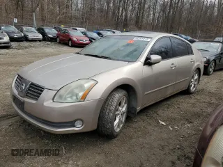 2006 Nissan Maxima 3.5 SE with VIN 1N4BA41E66C852132, listed as a Copart auction lot 46291915 with 0 mi miles and Salvage Title. Bid and sale history available at carsss.com. Image 1.