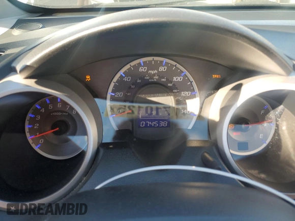 2011 Honda Fit Sport with VIN JHMGE8H55BC007749, listed as a Copart auction lot 41710125 with 74,538 mi miles and Salvage Title. Bid and sale history available at DreamBid. Image 9.