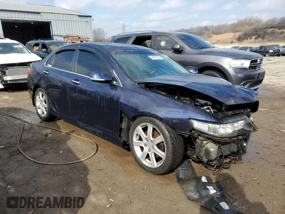2007 Acura TSX with VIN JH4CL96867C001215, listed as a Copart auction lot 44107754 with 0 mi miles and Salvage Title. Bid and sale history available at carsss.com. Image 4.