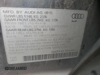 2016 Audi allroad Premium Plus with VIN WA1UFAFL7GA009011, listed as a Copart auction lot 86049874 with 142,073 mi miles and Salvage Title. Bid and sale history available at carsss.com. Image 13.
