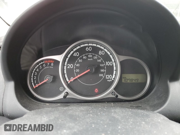 2014 Mazda 2 Sport with VIN JM1DE1KY3E0181629, listed as a Copart auction lot 51043475 with 107,849 mi miles and Salvage Title. Bid and sale history available at carsss.com. Image 9.
