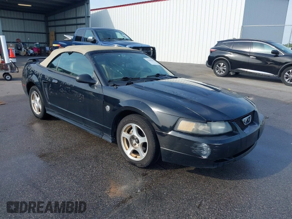 2004 Ford Mustang Deluxe with VIN 1FAFP446X4F187154, listed as a IAAI auction lot 42068363 with 125,074 mi miles. Bid and sale history available at carsss.com. Image 1.