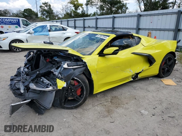 2020 Chevrolet Corvette 3LT with VIN 1G1Y82D45L5118470, listed as a Copart auction lot 67957044 with 0 mi miles and Non Repairable. Bid and sale history available at carsss.com. Image 1.