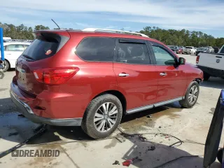 2017 Nissan Pathfinder SV z VIN 5N1DR2MN4HC670682, wystawiony jako Copart lot #47087985 z przebiegiem 136 558 mil mil oraz Szkoda całkowita • Salvage title. Historia ofert i sprzedaży dostępna na DreamBid. Obrazek 3.