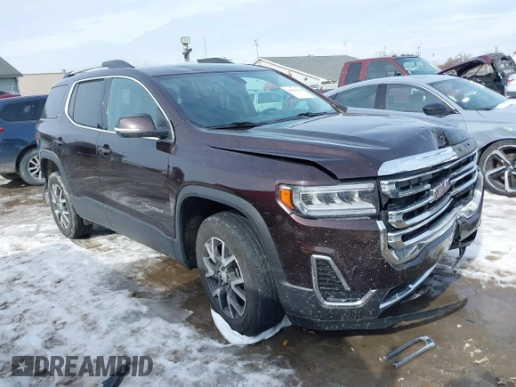 2021 GMC Acadia SLE z VIN 1GKKNKLA4MZ107729, wystawiony jako IAAI lot #41623179 z przebiegiem 55 736 mil mil oraz . Historia ofert i sprzedaży dostępna na DreamBid. Obrazek 1.