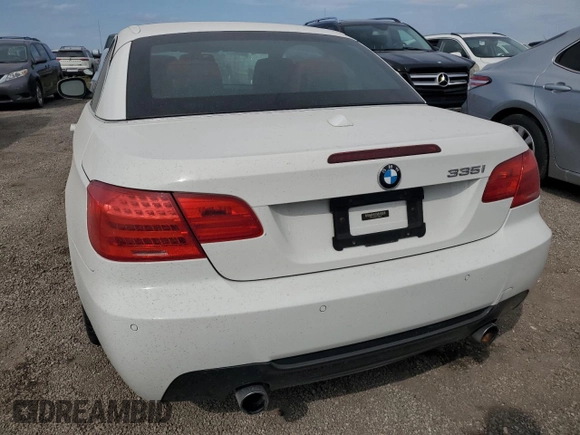 2013 BMW 3 Series 335i with VIN WBADX7C53DJ589247, listed as a Copart auction lot 76715834 with 59,073 mi miles and Salvage Title. Bid and sale history available at DreamBid. Image 6.