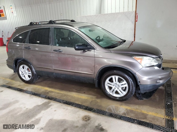 2010 Honda CR-V EX with VIN 5J6RE4H59AL065844, listed as a Copart auction lot 51068365 with 96,571 mi miles and Salvage Title. Bid and sale history available at carsss.com. Image 4.
