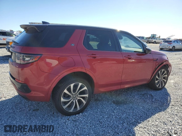 2020 Land Rover Discovery Sport S R-Dynamic with VIN SALCT2FX9LH844413, listed as a Copart auction lot 81675314 with 45,113 mi miles and Salvage Title. Bid and sale history available at carsss.com. Image 3.