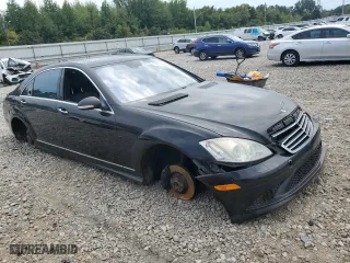 2008 Mercedes-Benz S-Class 5.5L V8 with VIN WDDNG86X58A218807, listed as a Copart auction lot 70615064 with 210,563 mi miles and Salvage Title. Bid and sale history available at carsss.com. Image 4.